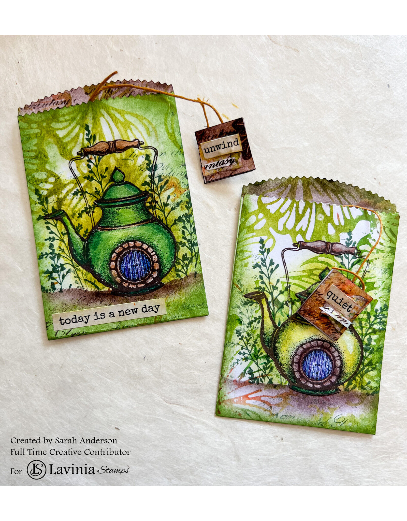 LAVINIA STAMPS LAVINIA STAMPS TEA LEAF DWELLING CLEAR STAMP