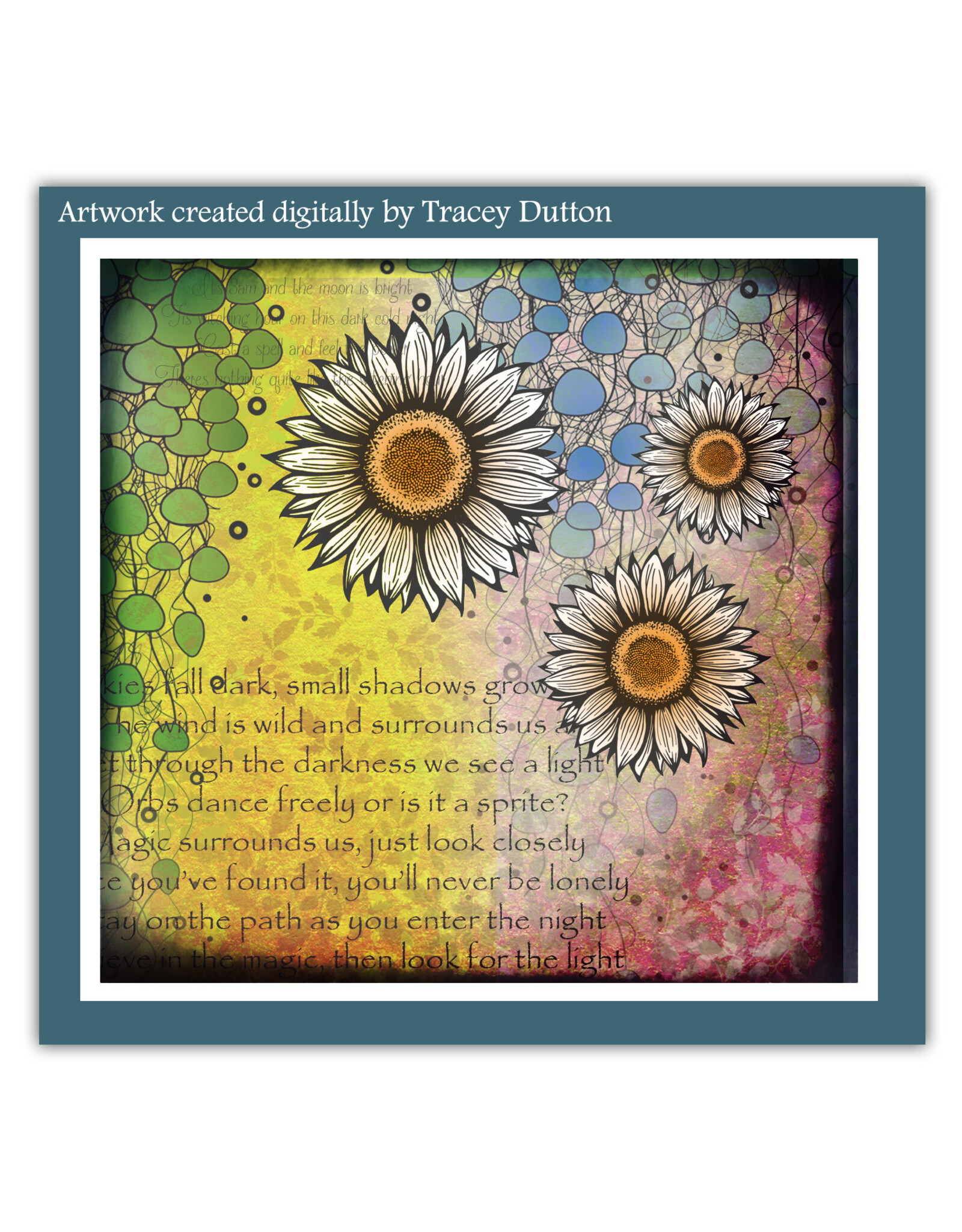 LAVINIA STAMPS LAVINIA STAMPS SUNFLOWER HEADS CLEAR STAMP SET