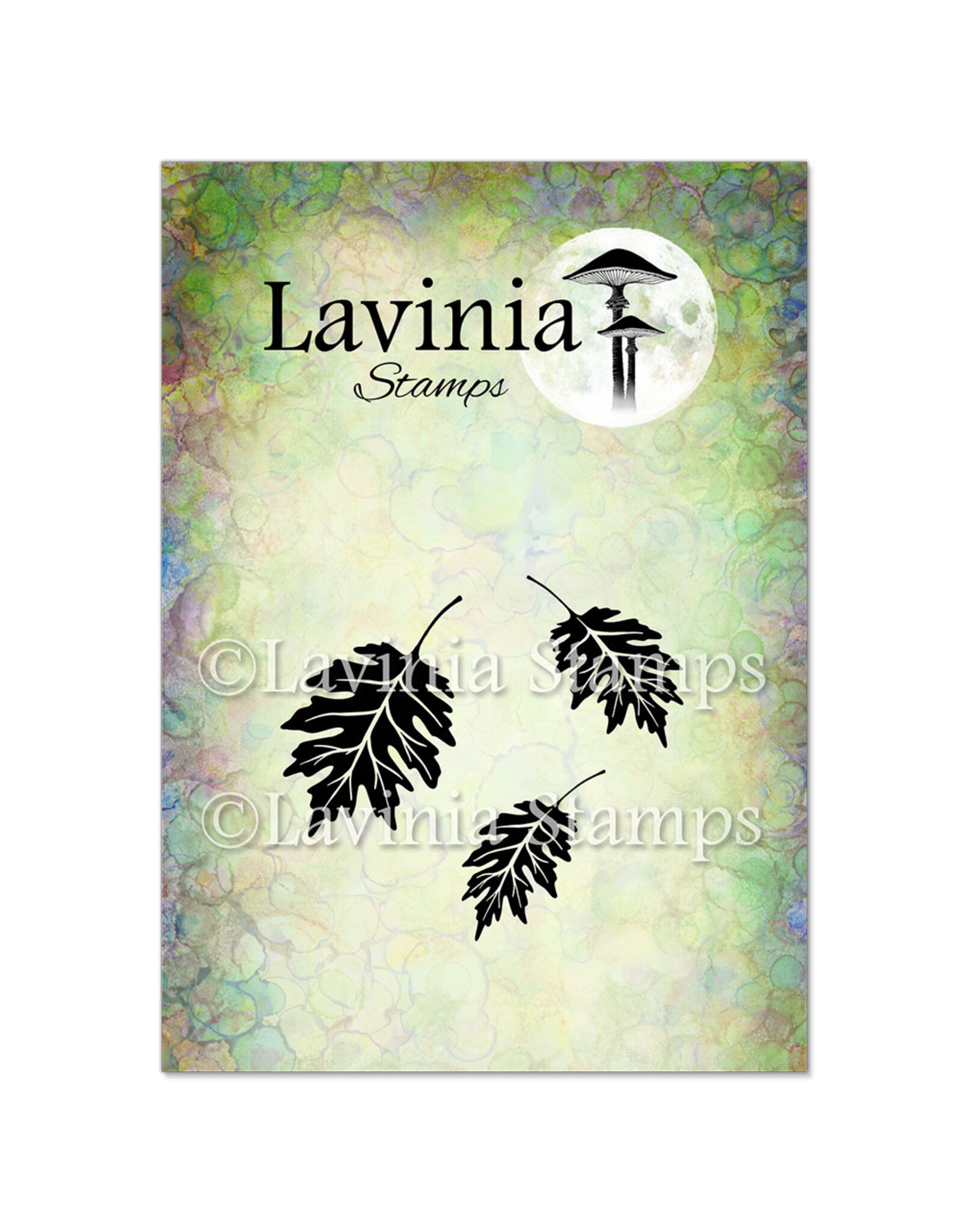 LAVINIA STAMPS LAVINIA STAMPS RED OAK LEAF CLEAR STAMP SET