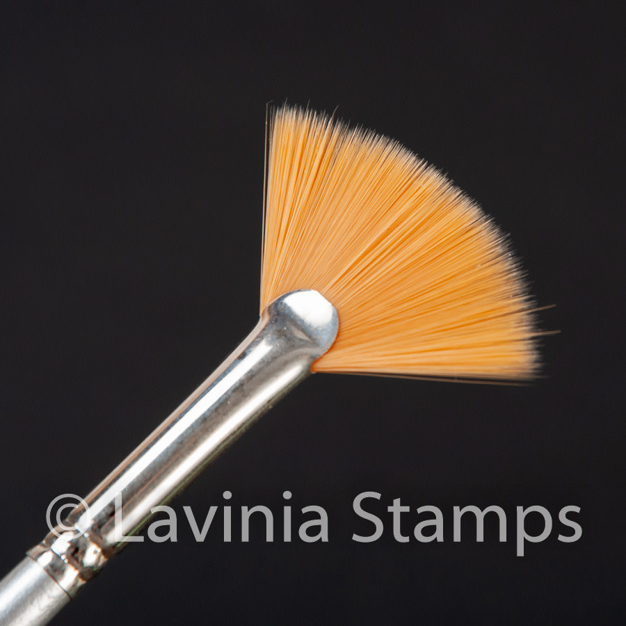 LAVINIA STAMPS LAVINIA SYNTHETIC FAN BRUSH