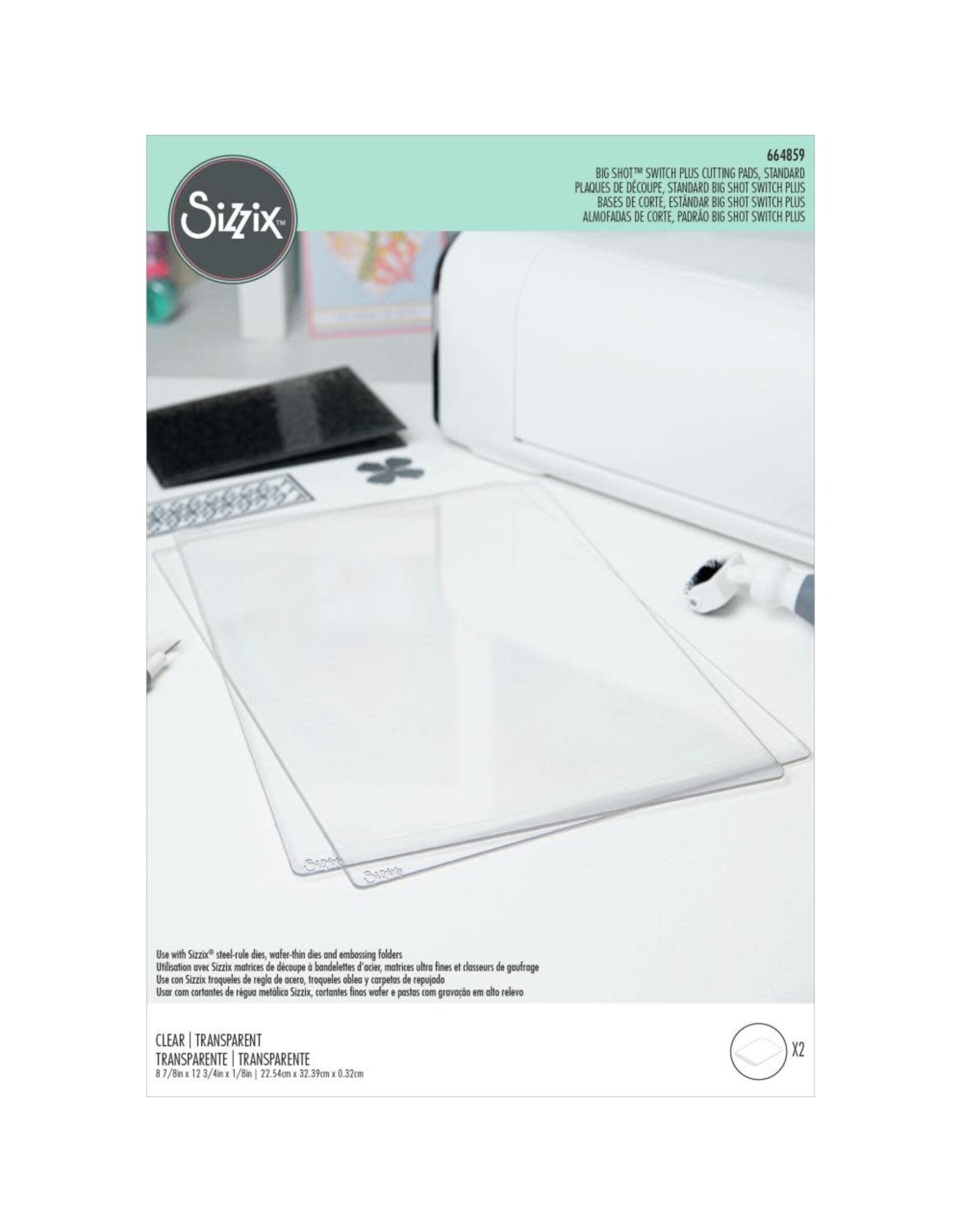 SIZZIX SIZZIX BIG SHOT SWITCH  STANDARD CUTTING PADS 2/PK