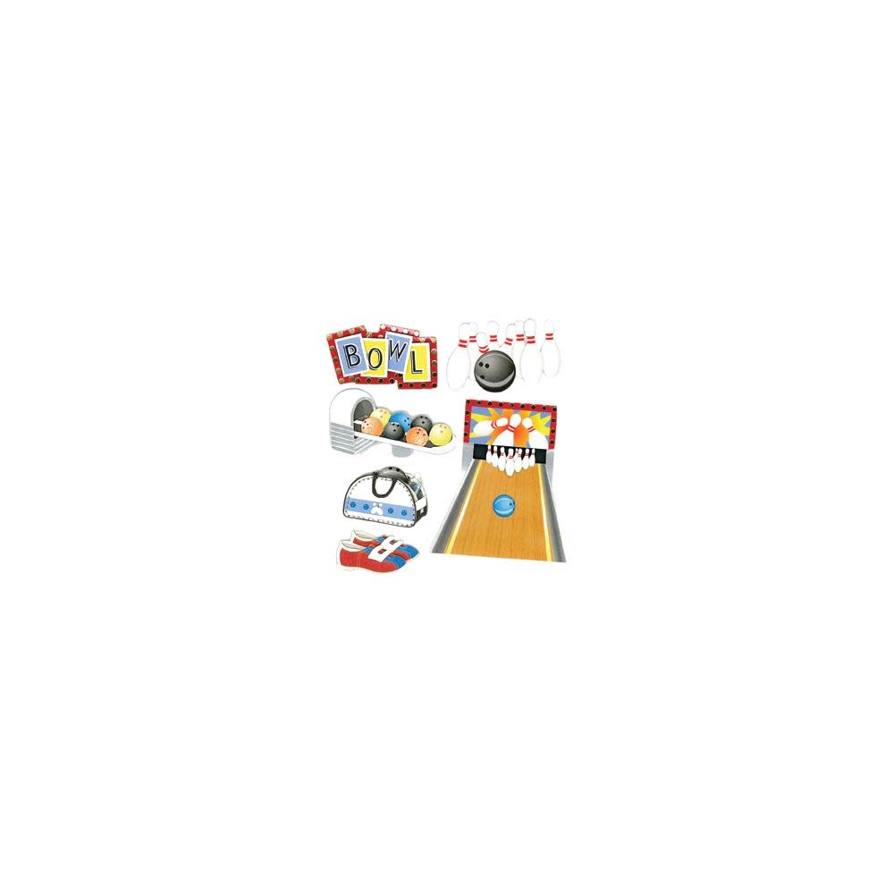JOLEE'S BOUTIQUE JOB BOWLING ALLEY DIMENSIONAL STICKERS