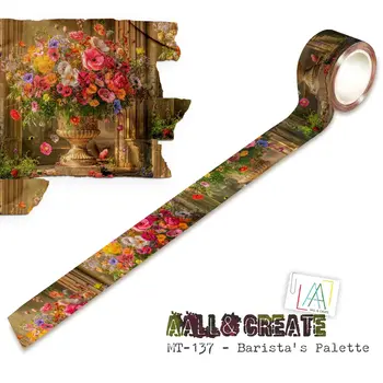 AALL & CREATE AALL & CREATE #137 BARISTA'S PALETTE LAYER IT UP! WASHI TAPE