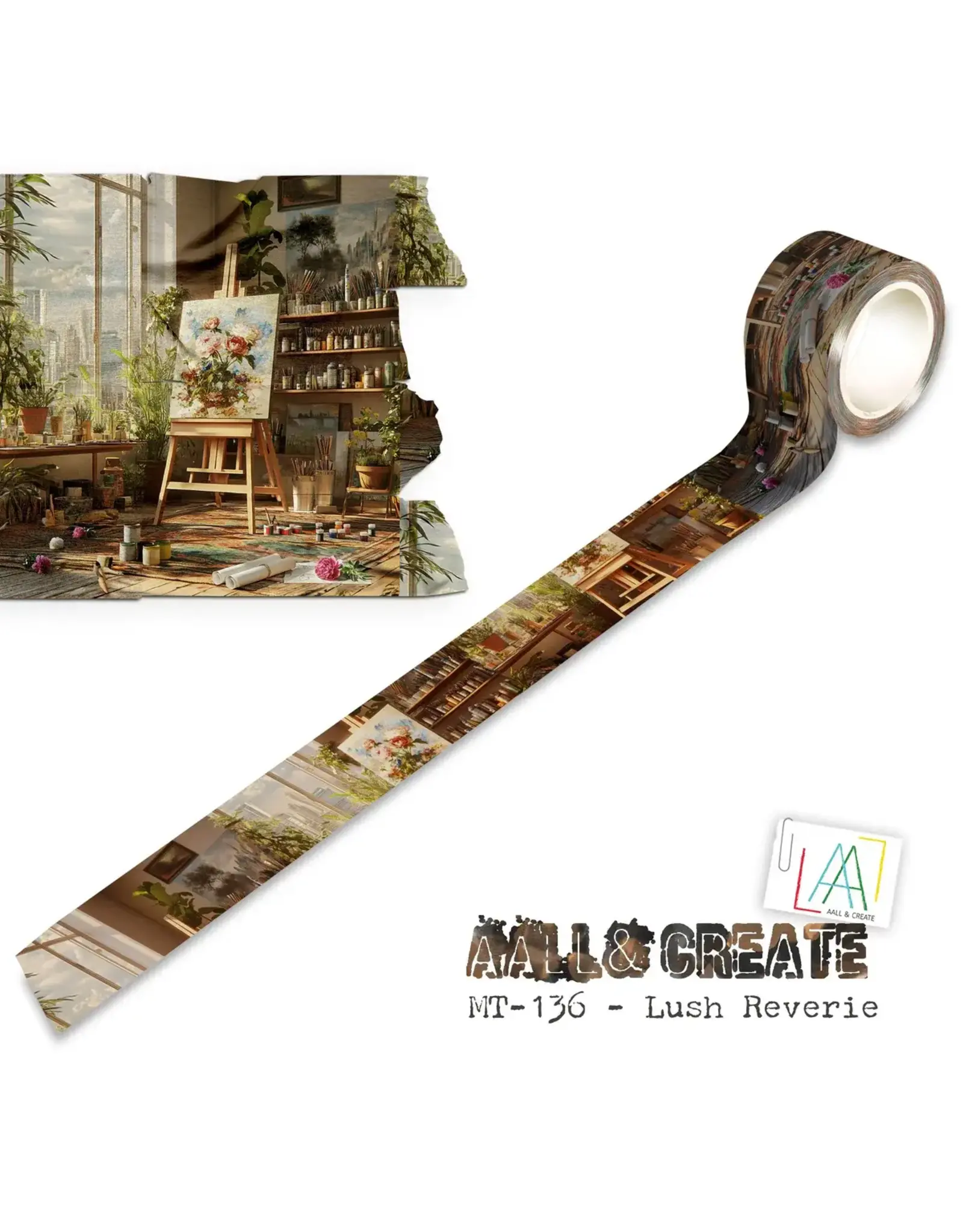 AALL & CREATE AALL & CREATE #136 LUSH REVERIE LAYER IT UP! WASHI TAPE