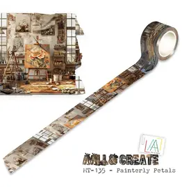 AALL & CREATE AALL & CREATE #135 PAINTERLY PETALS LAYER IT UP! WASHI TAPE
