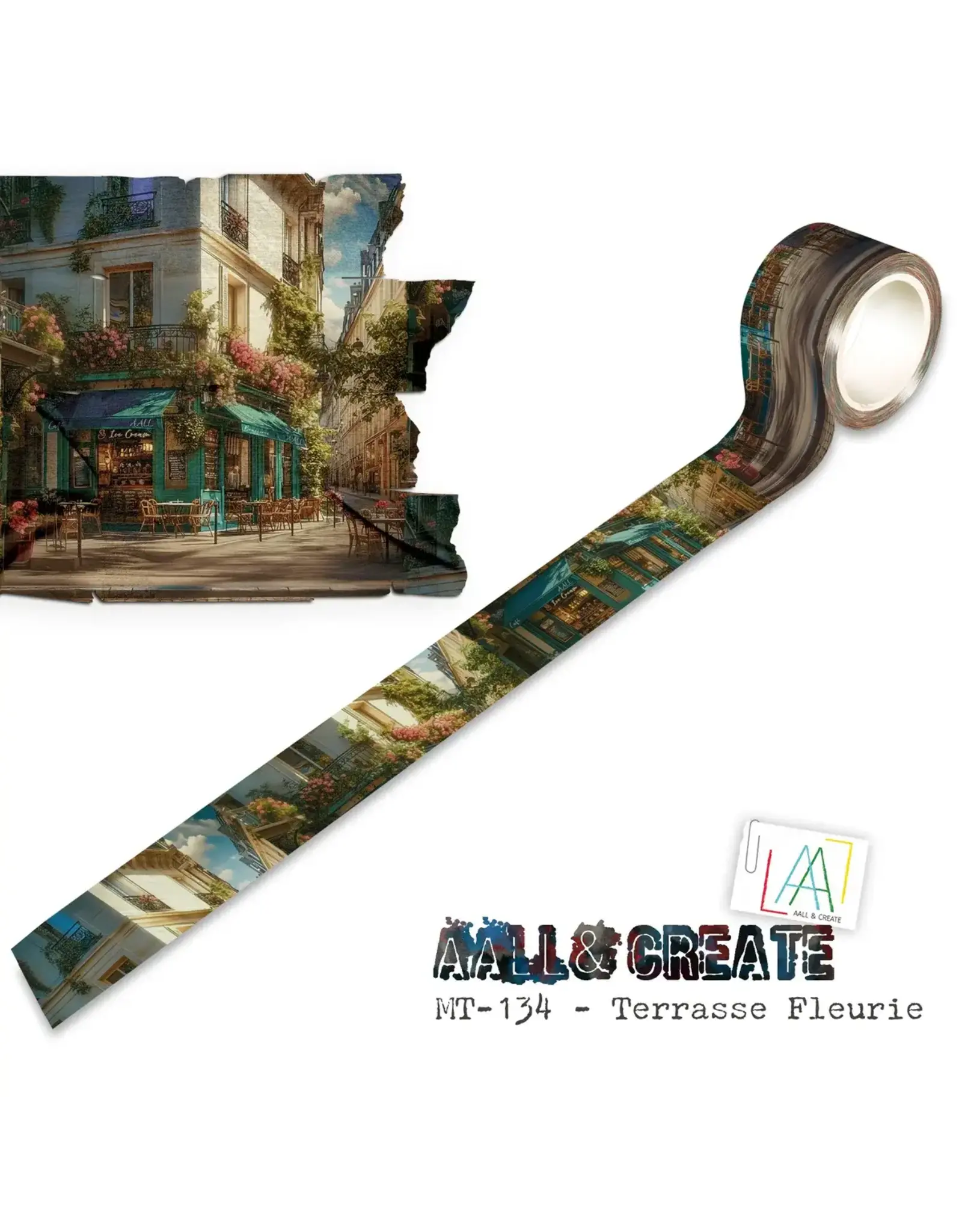 AALL & CREATE AALL & CREATE #134 TERRASSE FLEURIE LAYER IT UP! WASHI TAPE