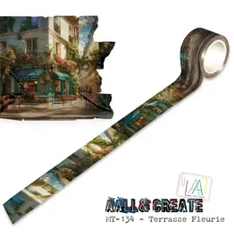 AALL & CREATE AALL & CREATE #134 TERRASSE FLEURIE LAYER IT UP! WASHI TAPE