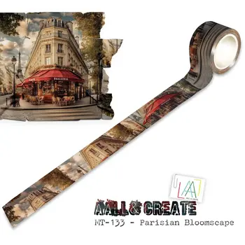 AALL & CREATE AALL & CREATE #133 PARISIAN BLOOMSCAPE LAYER IT UP! WASHI TAPE