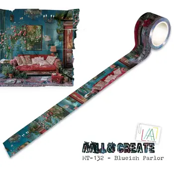 AALL & CREATE AALL & CREATE #132 BLUEISH PARLOR LAYER IT UP! WASHI TAPE