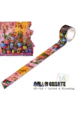 AALL & CREATE AALL & CREATE #129 SPIKED & BLOOMING LAYER IT UP! WASHI TAPE