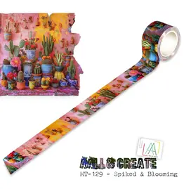 AALL & CREATE AALL & CREATE #129 SPIKED & BLOOMING LAYER IT UP! WASHI TAPE
