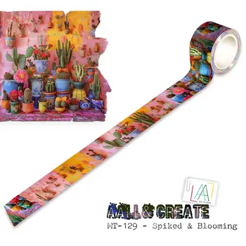 AALL & CREATE AALL & CREATE #129 SPIKED & BLOOMING LAYER IT UP! WASHI TAPE
