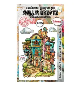 AALL & CREATE AALL & CREATE AUTOUR DE MWA #1307 HOUSE PARTY A6 CLEAR STAMP SET