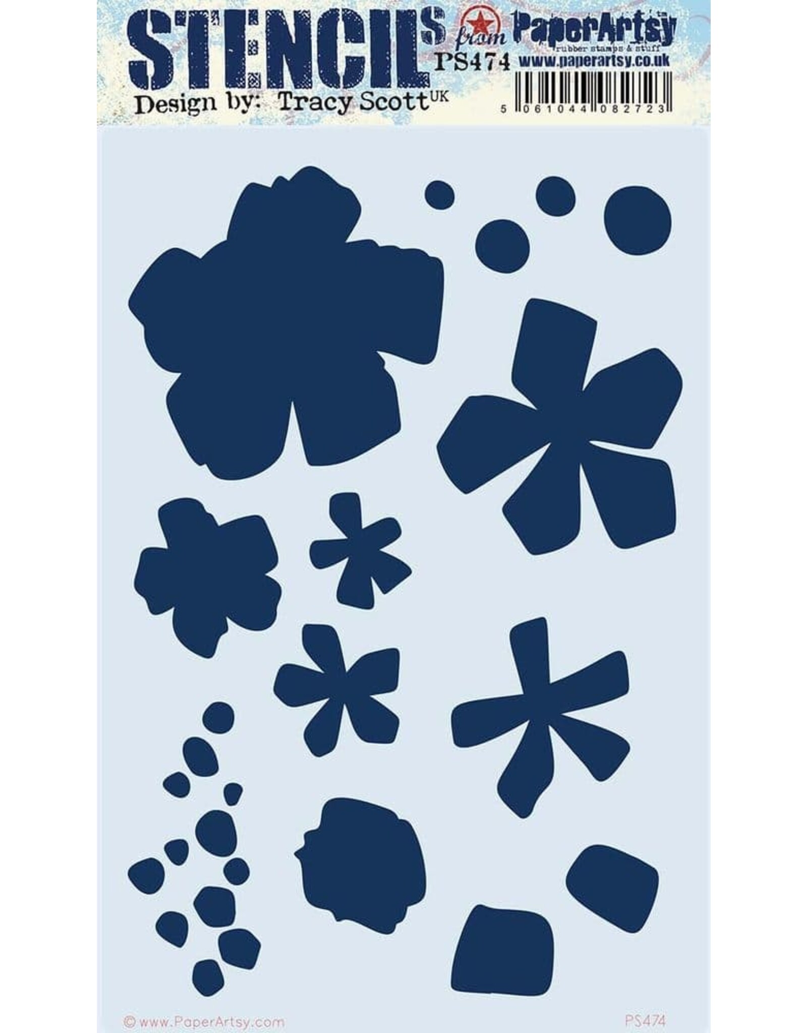 PAPER ARTSY PAPER ARTSY TRACY SCOTT PS474 STENCIL