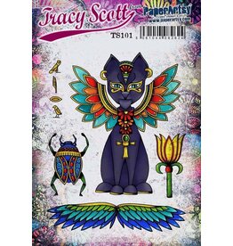 PAPER ARTSY PAPER ARTSY TRACY SCOTT TS101 CLING STAMP SET