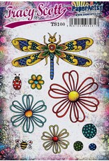 PAPER ARTSY PAPER ARTSY TRACY SCOTT TS100 CLING STAMP SET