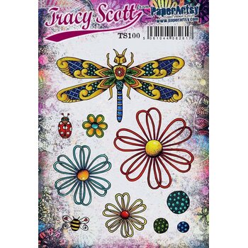 PAPER ARTSY PAPER ARTSY TRACY SCOTT TS100 CLING STAMP SET
