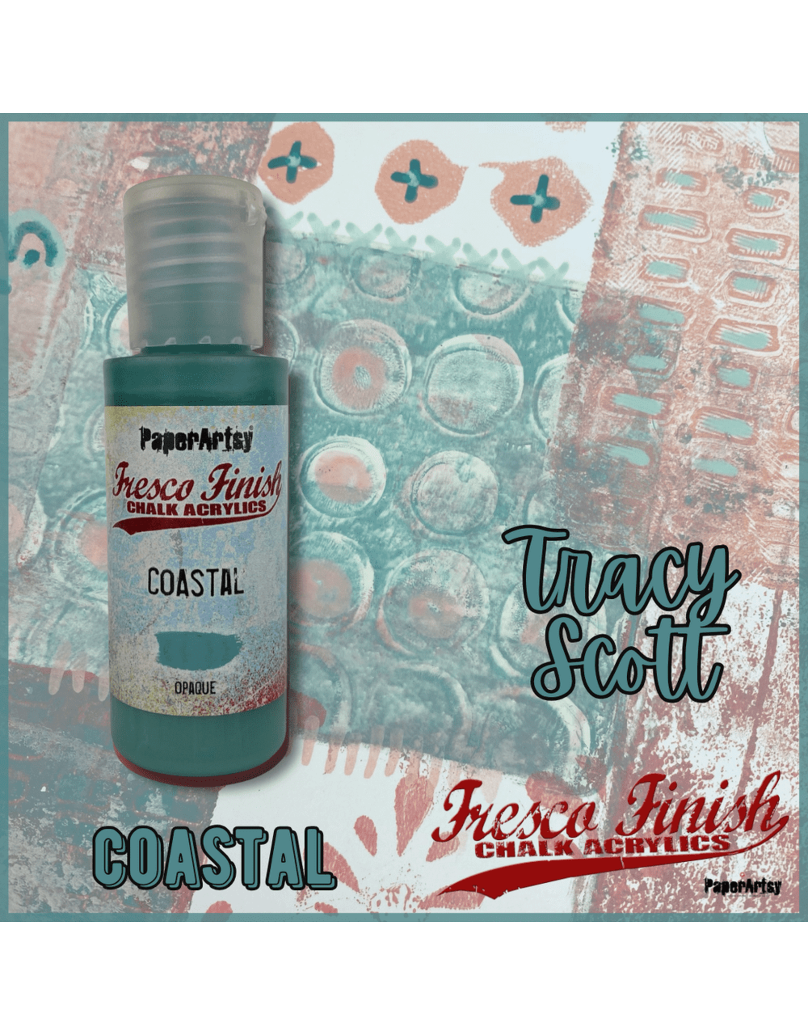 PAPER ARTSY PAPER ARTSY FRESCO FINISH TS-COASTAL ACRYLIC PAINT 50ML