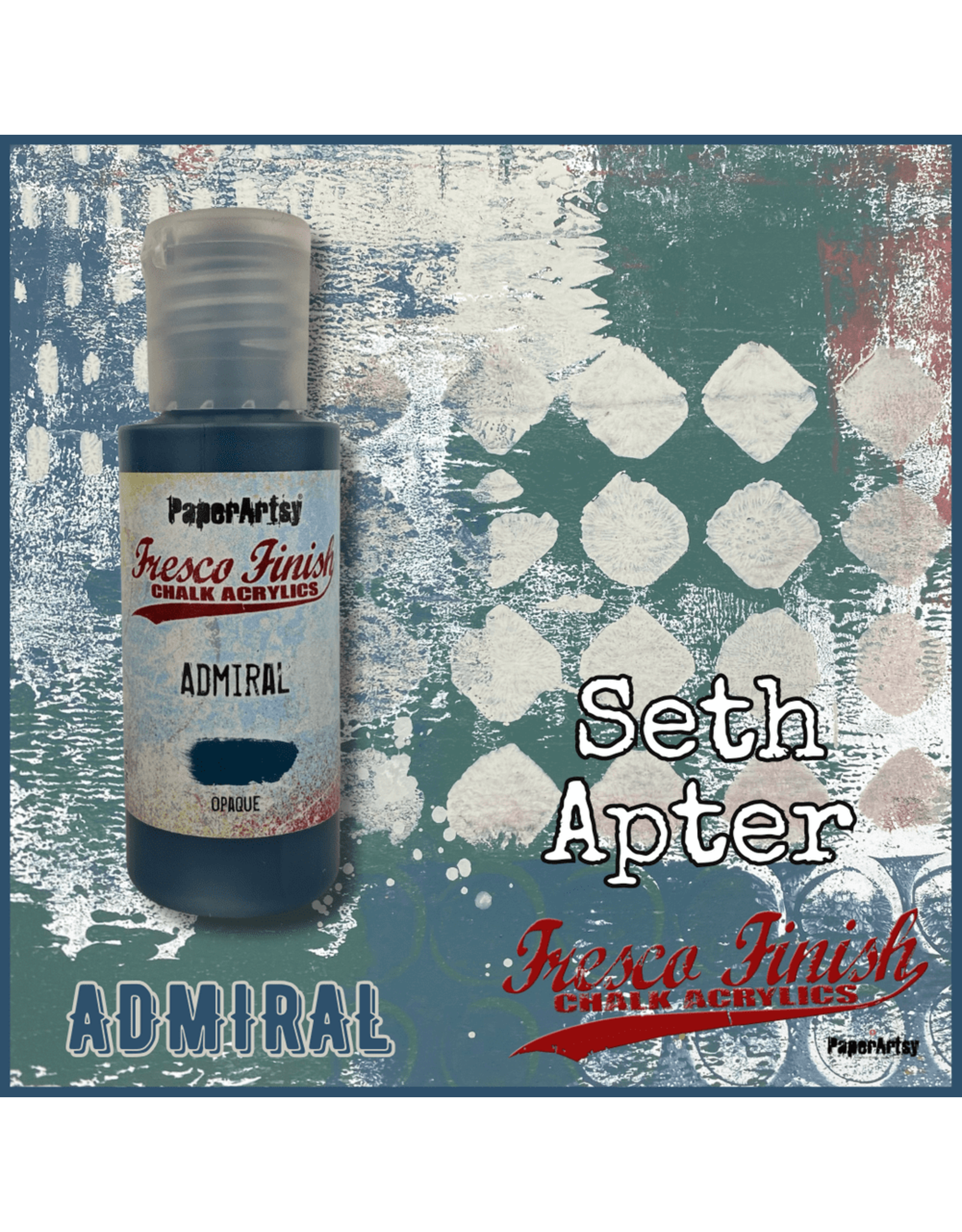 PAPER ARTSY PAPER ARTSY FRESCO FINISH ADMIRAL ACRYLIC PAINT 50ML