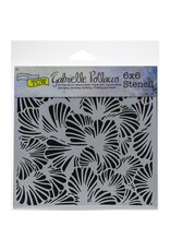 CRAFTERS WORKSHOP THE CRAFTER'S WORKSHOP GABRIELLE POLLACCO LUSH PETALS 6X6 STENCIL