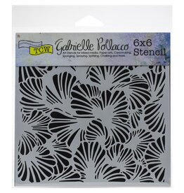 CRAFTERS WORKSHOP THE CRAFTER'S WORKSHOP GABRIELLE POLLACCO LUSH PETALS 6X6 STENCIL
