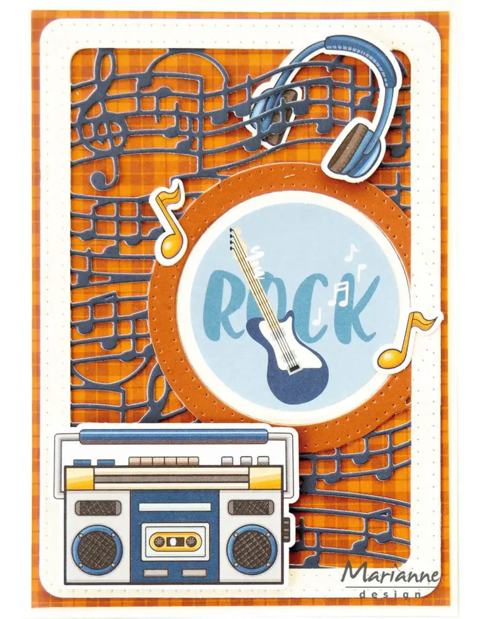 MARIANNE DESIGNS MARIANNE DESIGNS CREATABLES MUSICAL FRAME A6 DIE