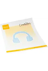 MARIANNE DESIGNS MARIANNE DESIGNS CREATABLES HEADPHONE A6 DIE