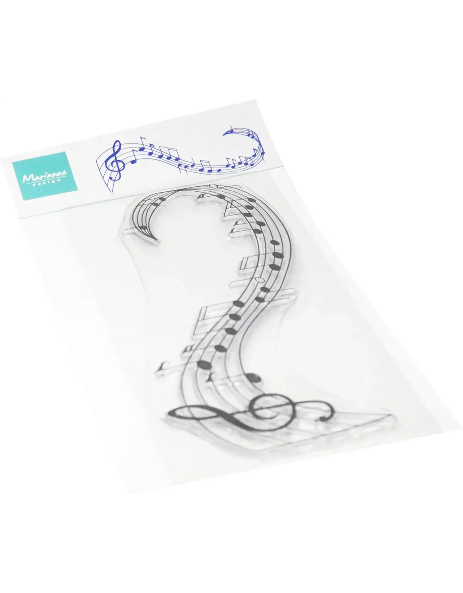 MARIANNE DESIGNS MARIANNE DESIGN MUSIC SWIRL CLEAR STAMP