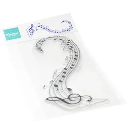 MARIANNE DESIGNS MARIANNE DESIGN MUSIC SWIRL CLEAR STAMP