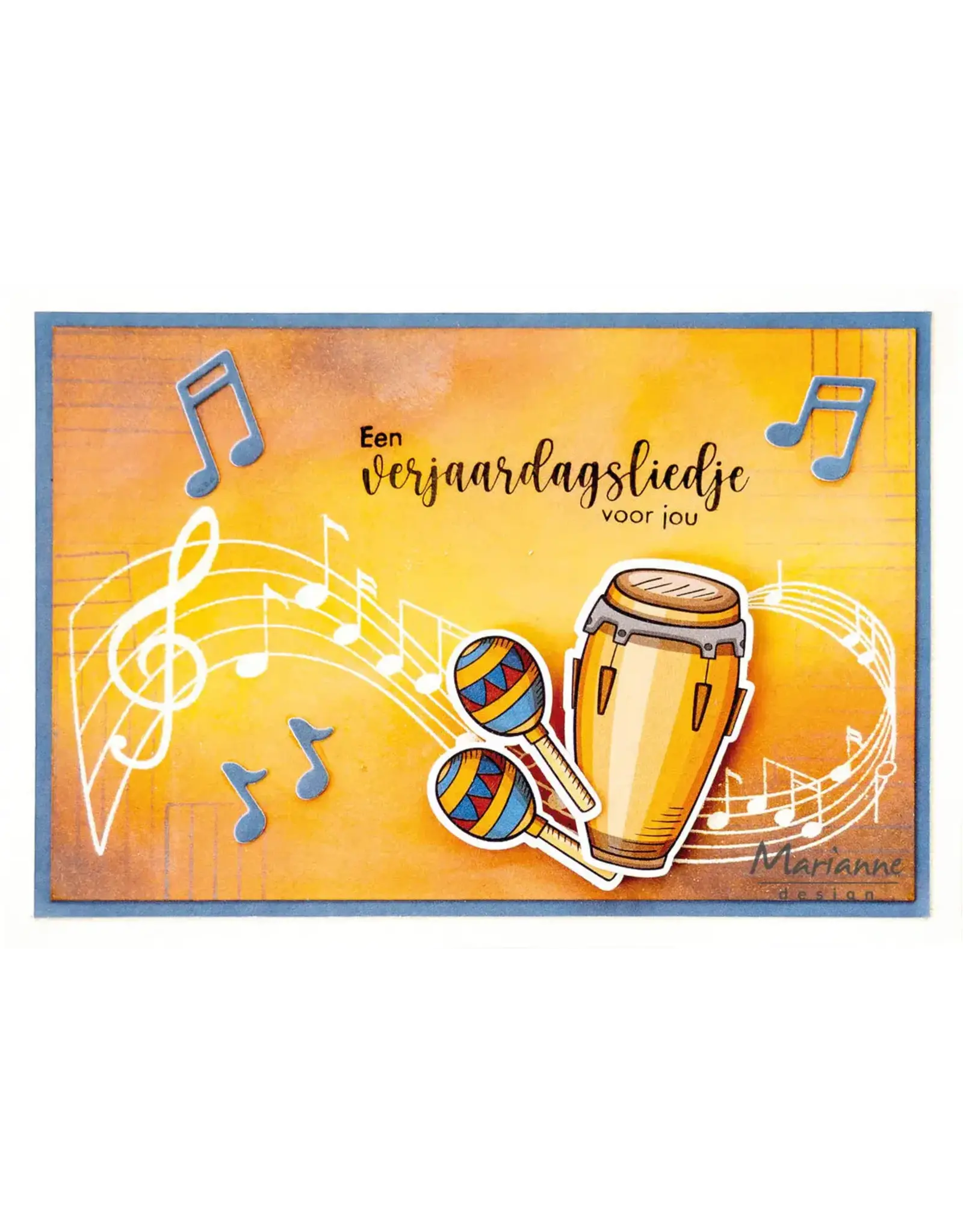 MARIANNE DESIGNS MARIANNE DESIGN MUSIC SWIRL CLEAR STAMP