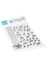 MARIANNE DESIGNS MARIANNE DESIGN MUSICAL NOTES CLEAR STAMP SET MARIANNE DESIGNS MARIANNE DESIGN MUSICAL NOTES CLEAR STAMP SET