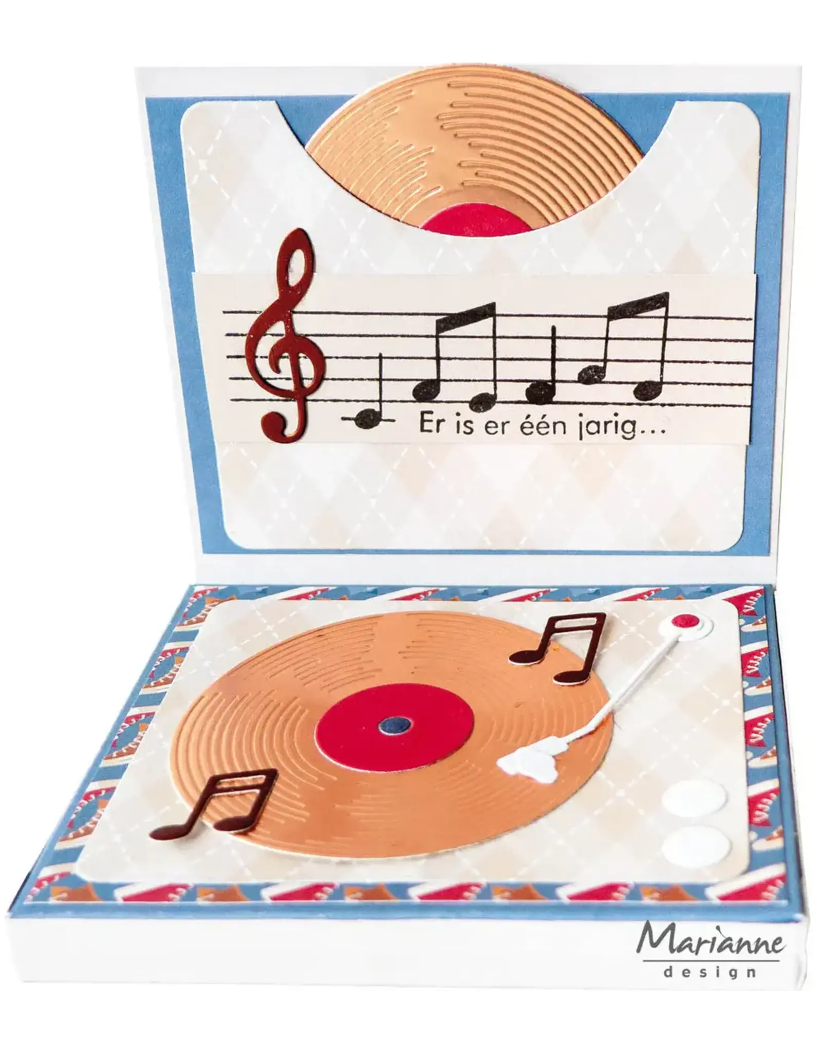 MARIANNE DESIGNS MARIANNE DESIGN MUSICAL NOTES CLEAR STAMP SET