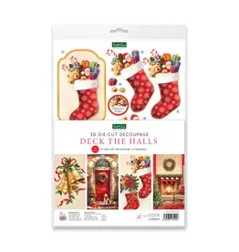 KATY SUE KATY SUE DECK THE HALLS DIE CUT DECOUPAGE COLLECTION