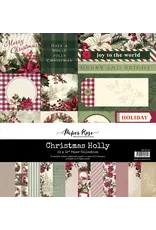PAPER ROSE PAPER ROSE CHRISTMAS HOLLY 12x12 PAPER COLLECTION
