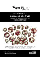 PAPER ROSE PAPER ROSE CHRISTMAS HOLLY EMBOSSED DIE CUTS
