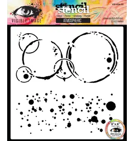 VISIBLE IMAGE VISIBLE IMAGE ATMOSPHERIC 6x6 STENCIL
