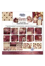 3QUARTER DESIGNS 3QUARTER DESIGNS SUGARPLUM WREATH 12x12 DESIGNER PAPER & DIECUTS SET