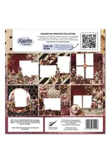 3QUARTER DESIGNS 3QUARTER DESIGNS SUGARPLUM WREATH 12x12 DESIGNER PAPER & DIECUTS SET