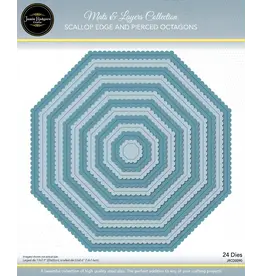 JAMIE RODGERS CRAFTS JAMIE RODGERS CRAFTS SCALLOP EDGE PIERCED OCTAGONS DIE SET