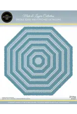 JAMIE RODGERS CRAFTS JAMIE RODGERS CRAFTS DECKLE EDGE AND STITCHED OCTAGONS DIE SET