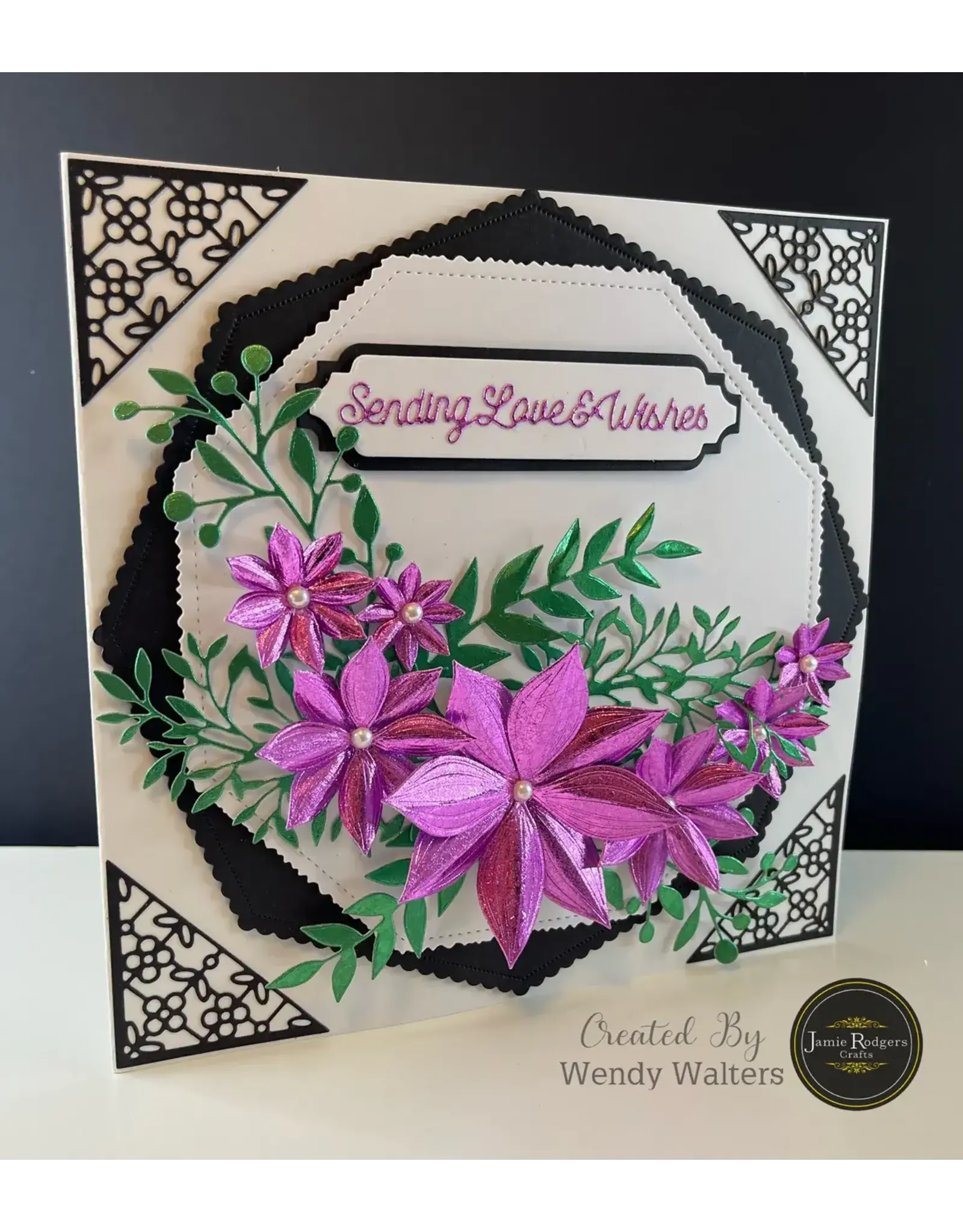 JAMIE RODGERS CRAFTS JAMIE RODGERS CRAFTS DECKLE EDGE AND STITCHED OCTAGONS DIE SET