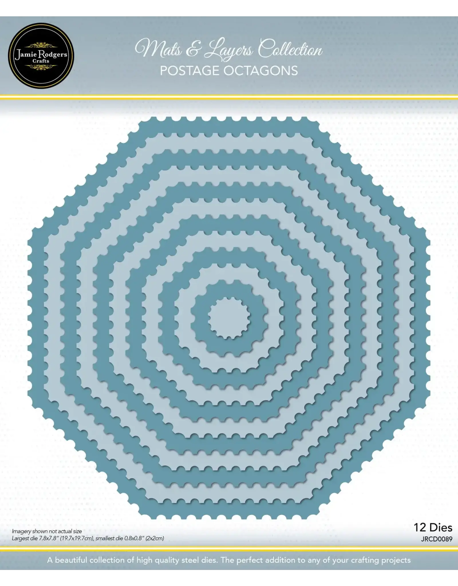 JAMIE RODGERS CRAFTS JAMIE RODGERS CRAFTS POSTAGE OCTAGONS DIE SET