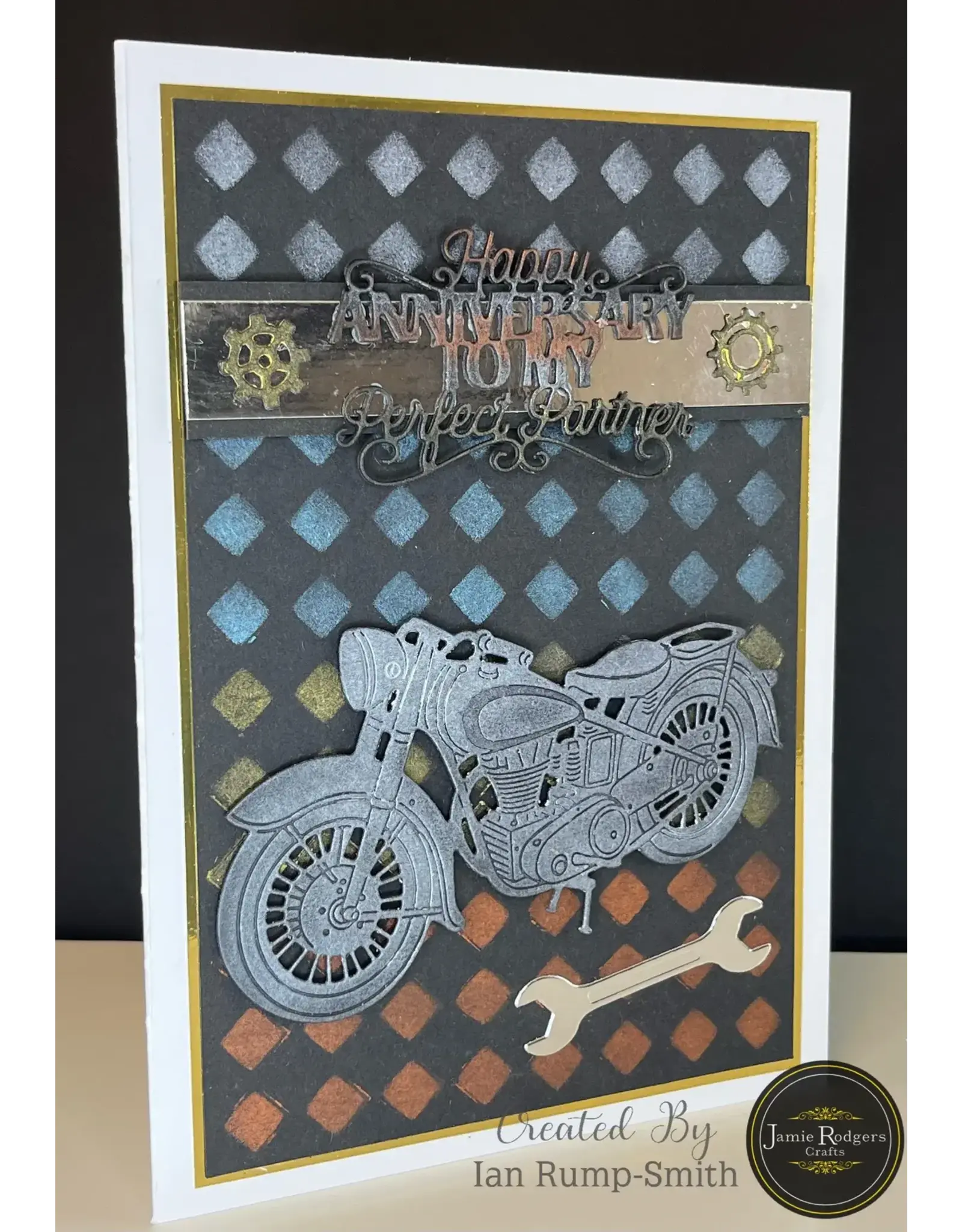 JAMIE RODGERS CRAFTS JAMIE RODGERS CRAFTS VINTAGE MOTORBIKE DIE