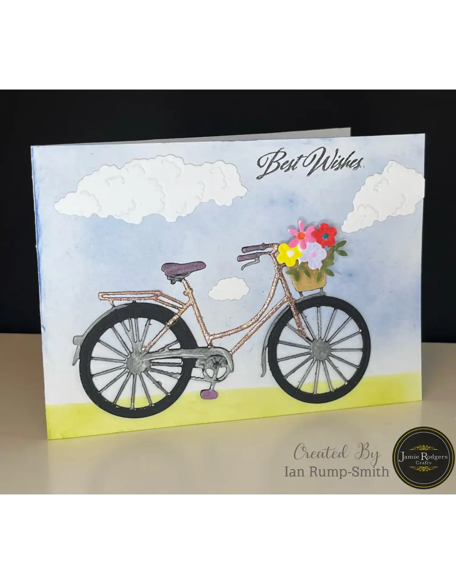JAMIE RODGERS CRAFTS JAMIE RODGERS CRAFTS FLORAL BICYCLE DIE SET
