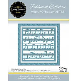 JAMIE RODGERS CRAFTS JAMIE RODGERS CRAFTS MUSIC NOTES SQUARE TILE DIE SET