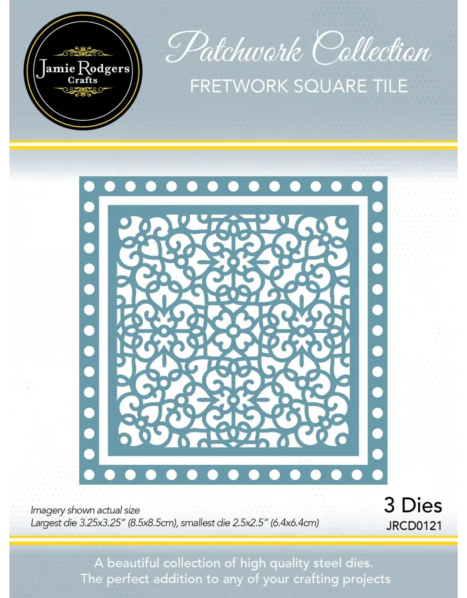 JAMIE RODGERS CRAFTS JAMIE RODGERS CRAFTS FRETWORK SQUARE TILE DIE SET