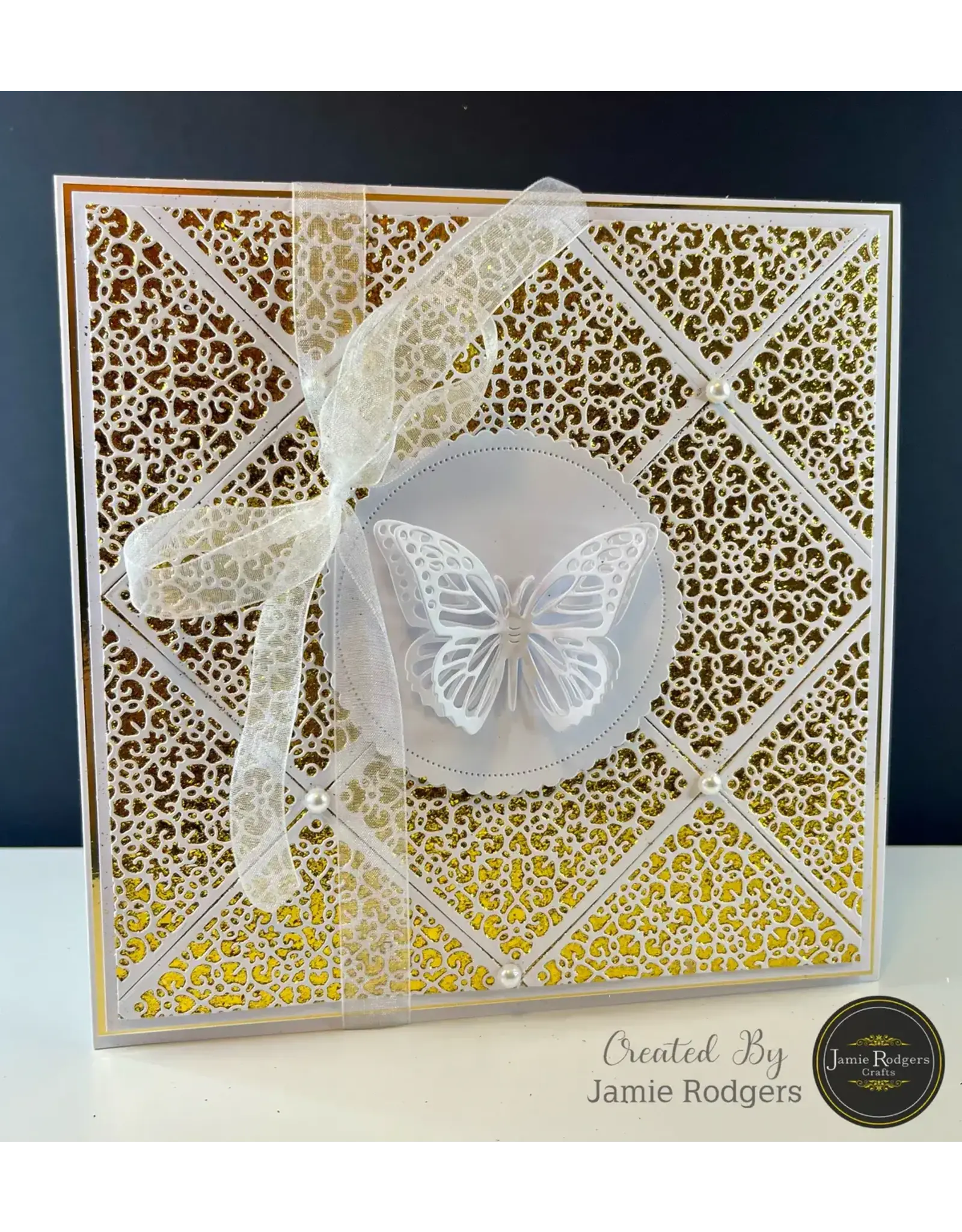 JAMIE RODGERS CRAFTS JAMIE RODGERS CRAFTS FRETWORK SQUARE TILE DIE SET