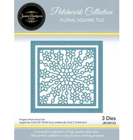 JAMIE RODGERS CRAFTS JAMIE RODGERS CRAFTS FLORAL SQUARE TILE DIE SET