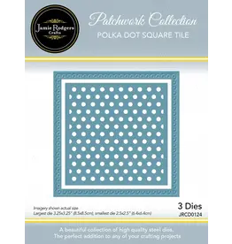 JAMIE RODGERS CRAFTS JAMIE RODGERS CRAFTS POLKA DOT SQUARE TILE DIE SET