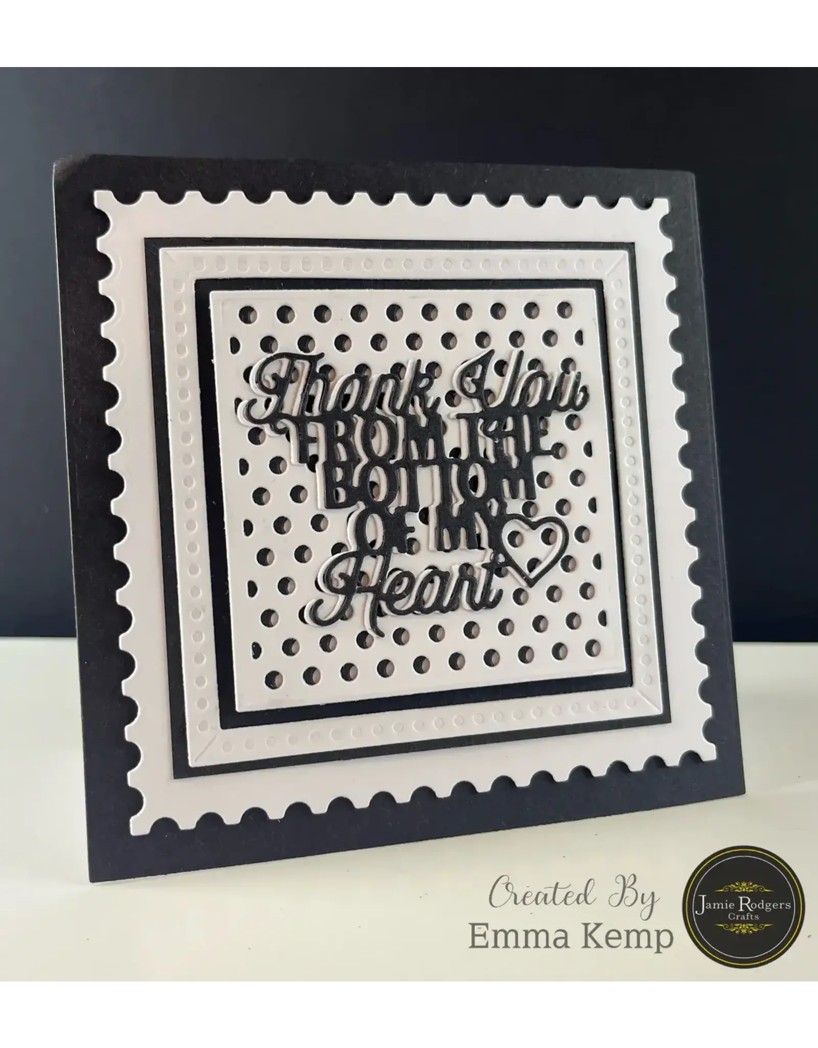 JAMIE RODGERS CRAFTS JAMIE RODGERS CRAFTS POLKA DOT SQUARE TILE DIE SET